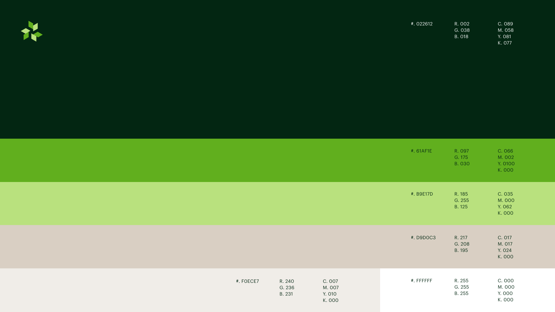 Colour palette